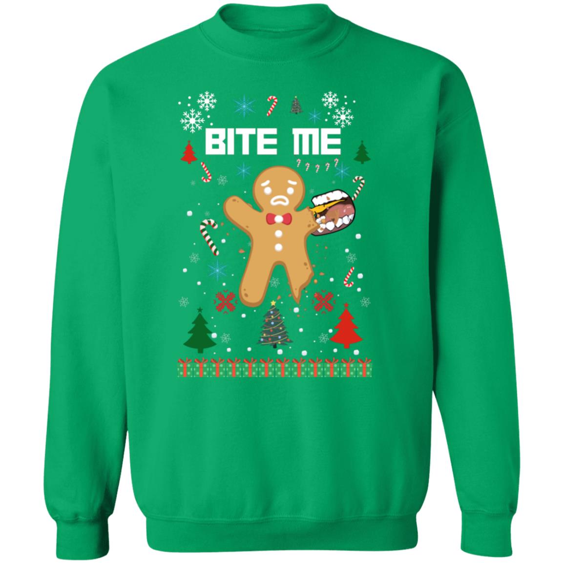 Bite Me G180 Crewneck Pullover Sweatshirt