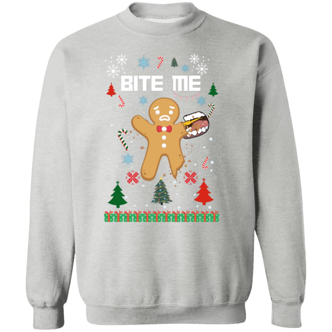 Bite Me G180 Crewneck Pullover Sweatshirt