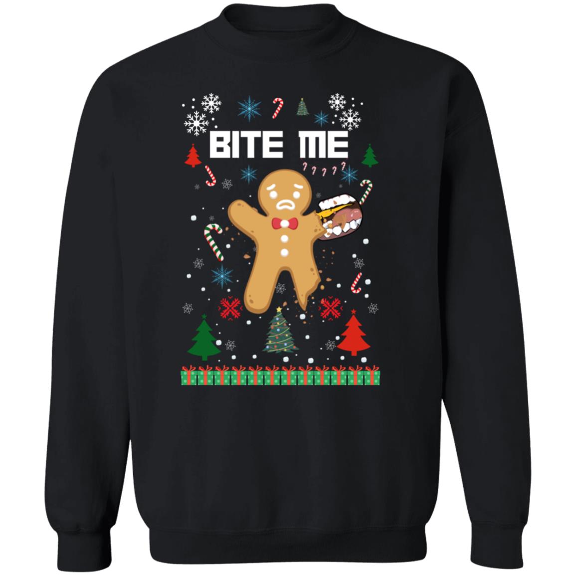 Bite Me G180 Crewneck Pullover Sweatshirt