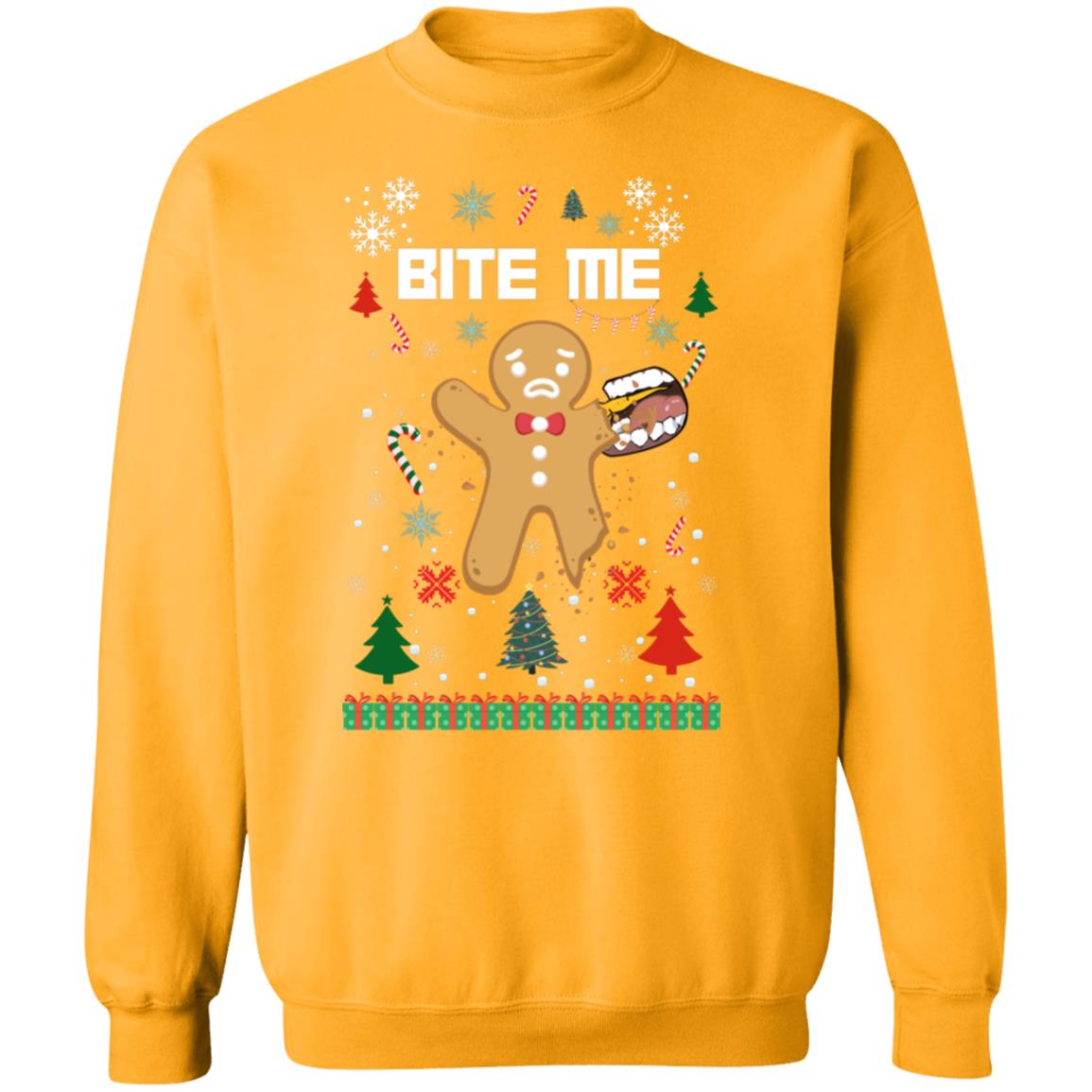 Bite Me G180 Crewneck Pullover Sweatshirt