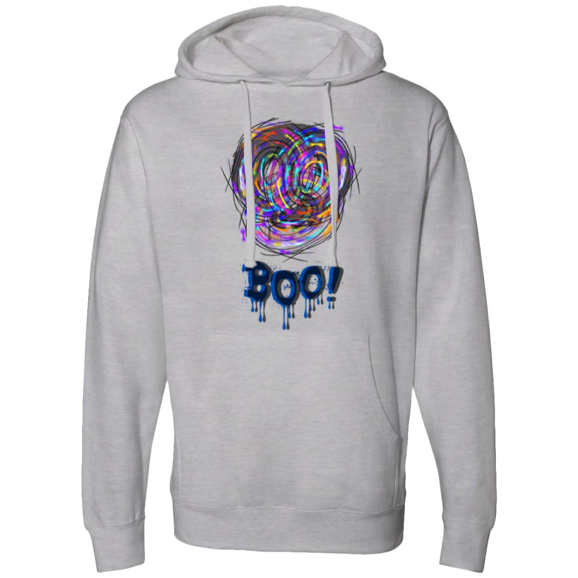 Boo Ghost Face Halloween Hoodie | SS4500 Midweight Hooded Sweatshirt