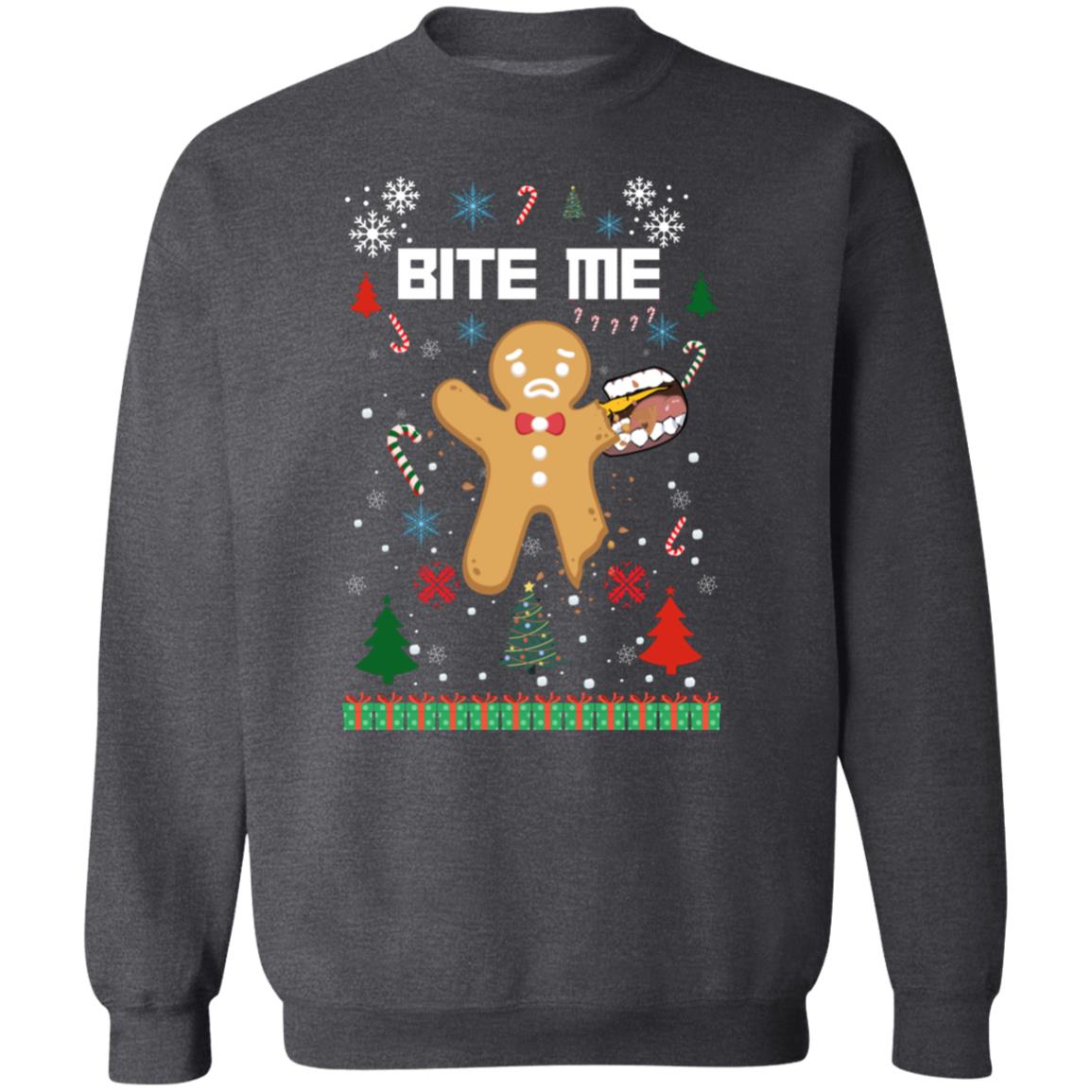 Bite Me G180 Crewneck Pullover Sweatshirt