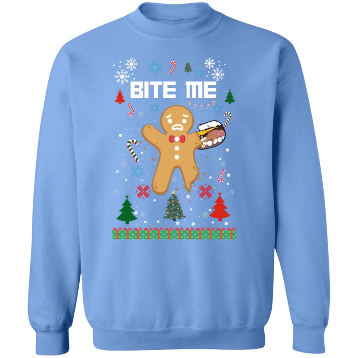 Bite Me G180 Crewneck Pullover Sweatshirt