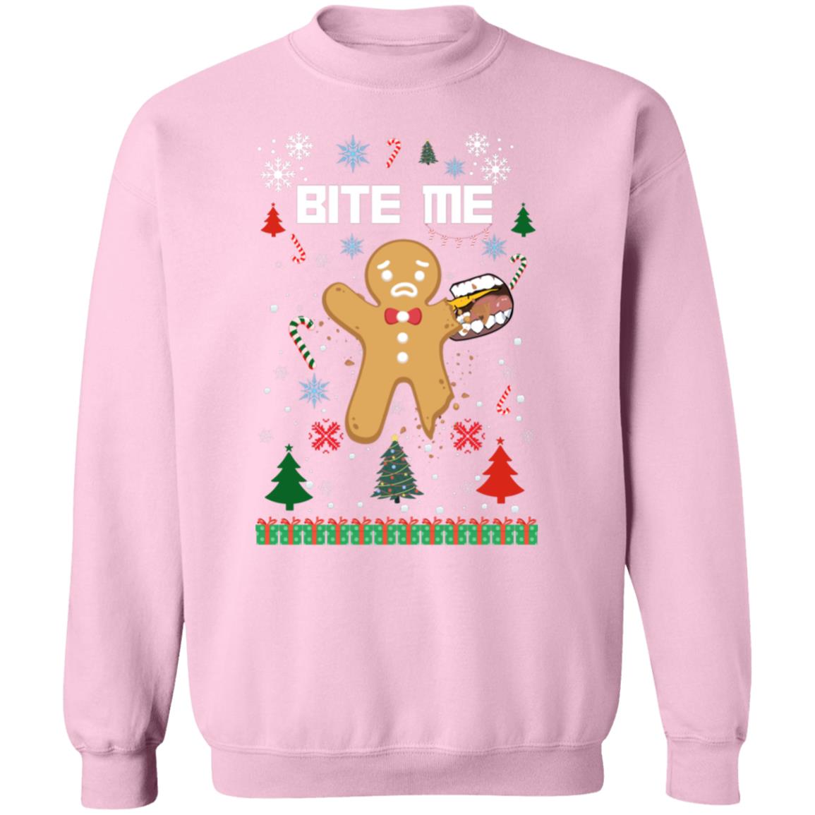 Bite Me G180 Crewneck Pullover Sweatshirt